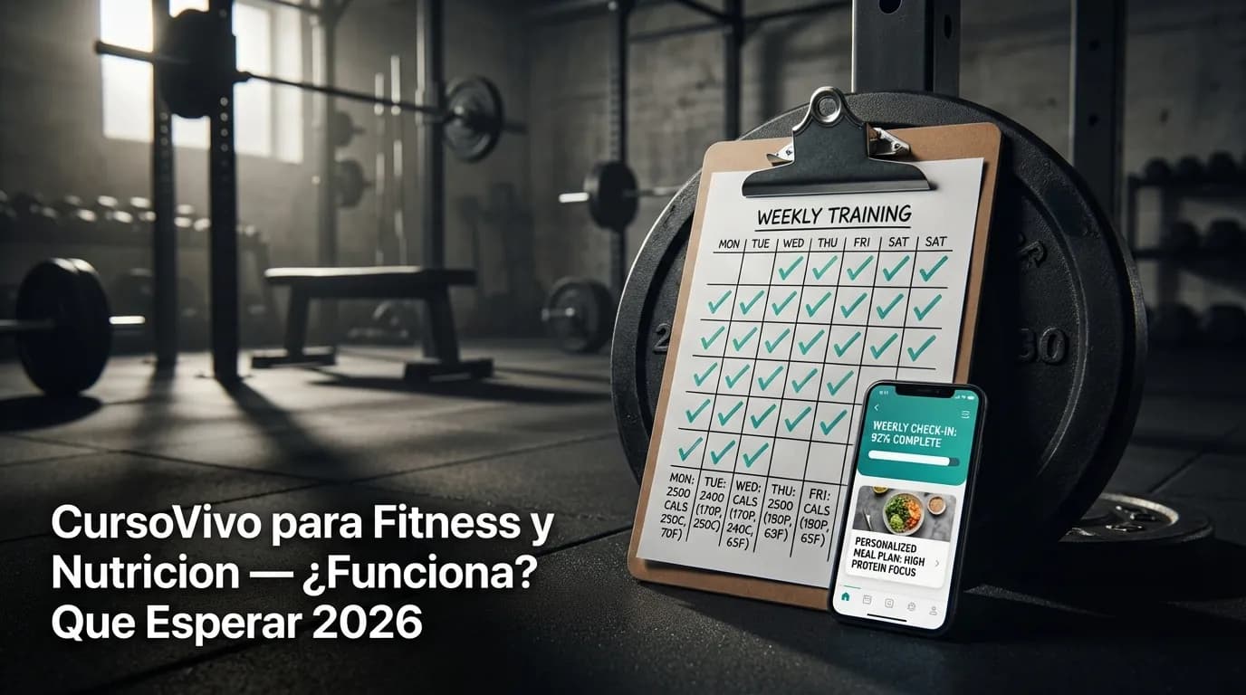 CursoVivo para Fitness y Nutricion — ¿Funciona? Que Esperar 2026