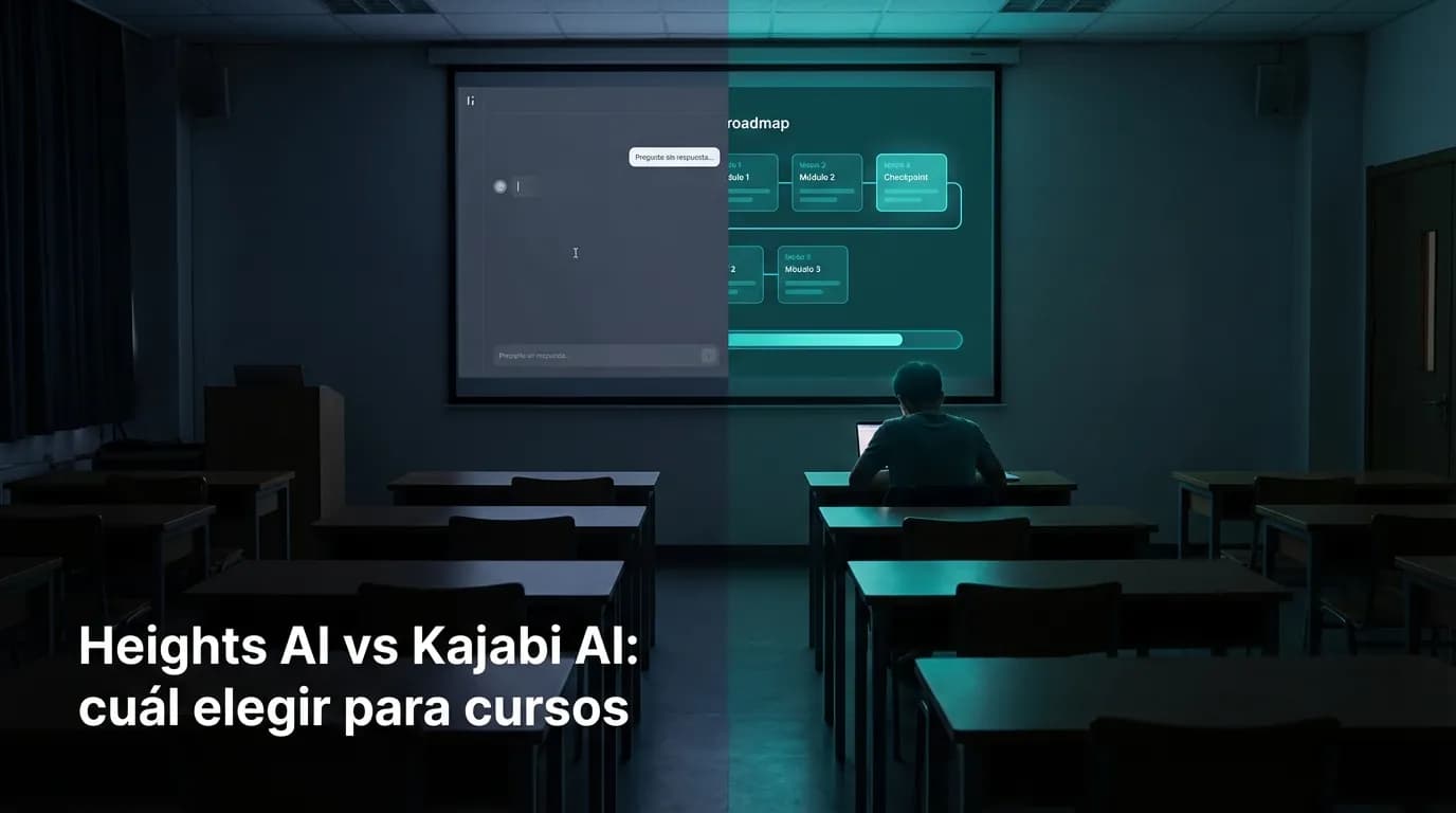 Heights AI vs Kajabi AI: cuál elegir para cursos