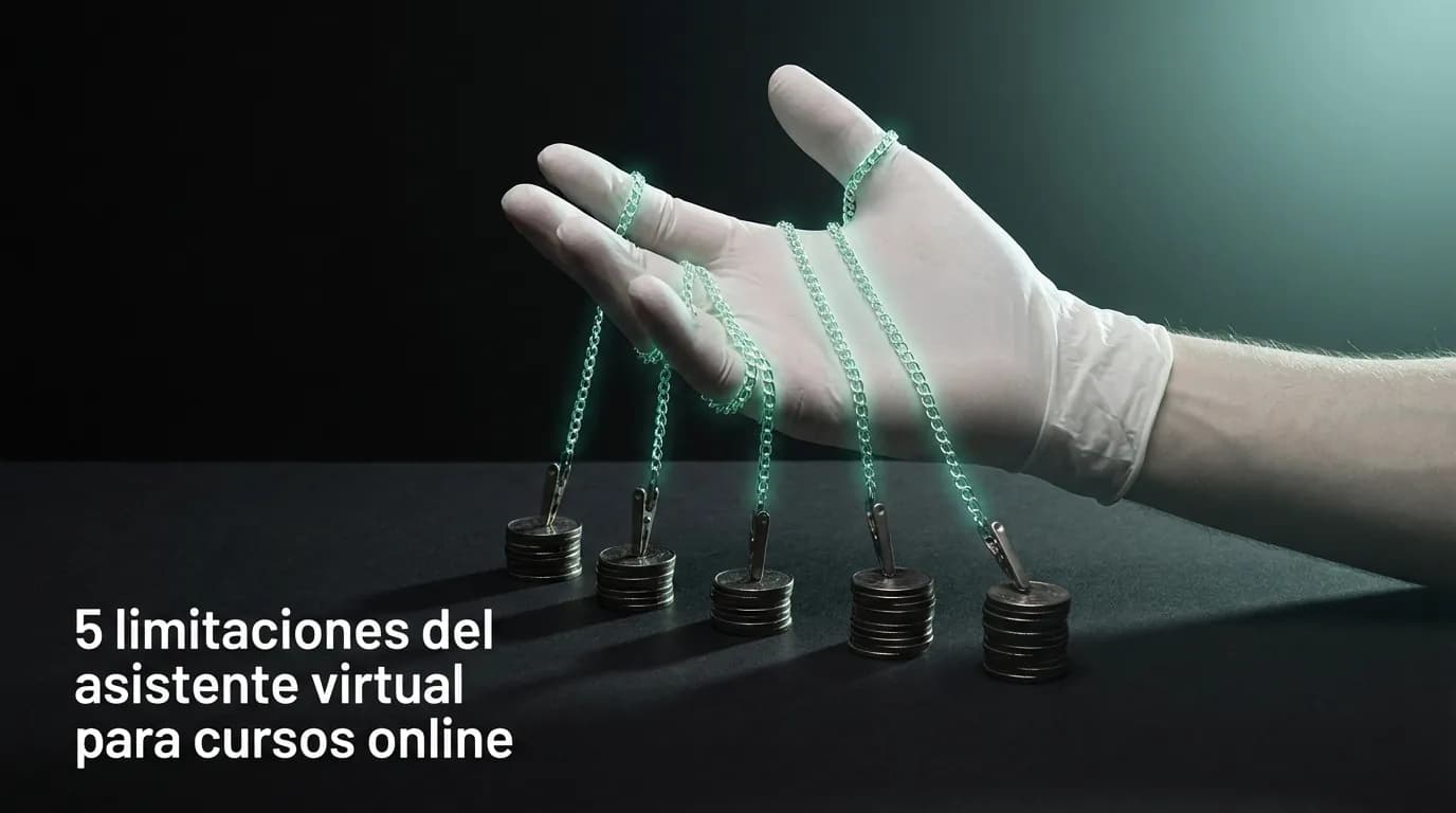 5 limitaciones del asistente virtual para cursos online