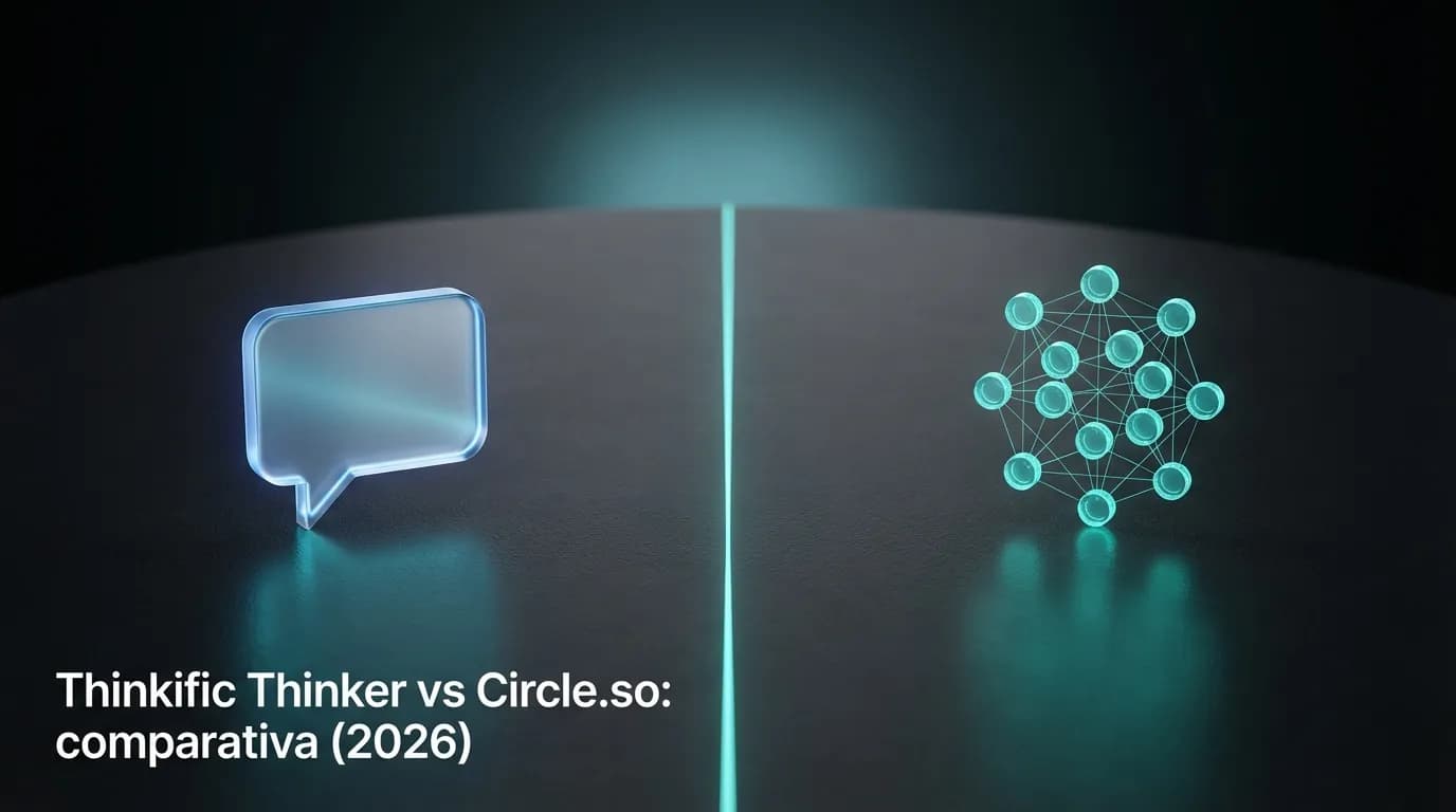 Thinkific Thinker vs Circle.so: comparativa (2026)