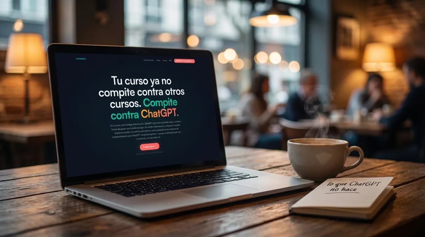7 cosas que tu curso puede hacer y ChatGPT no (2026) — vista previa